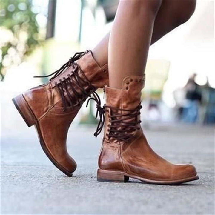 Bonnie™ | Leather Boots