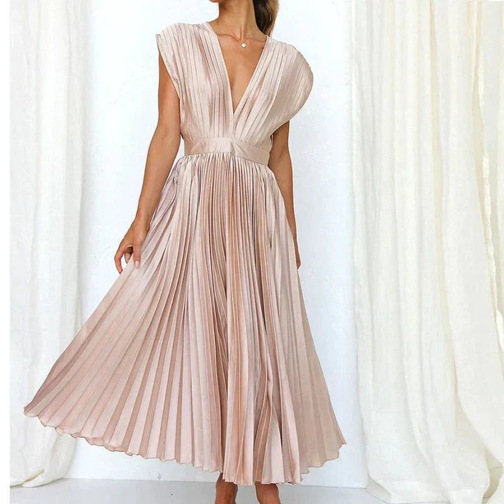 Gown | Graceful V-Neck Dress