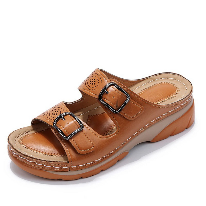 Liv™ | Orthopedic Leather Sandals