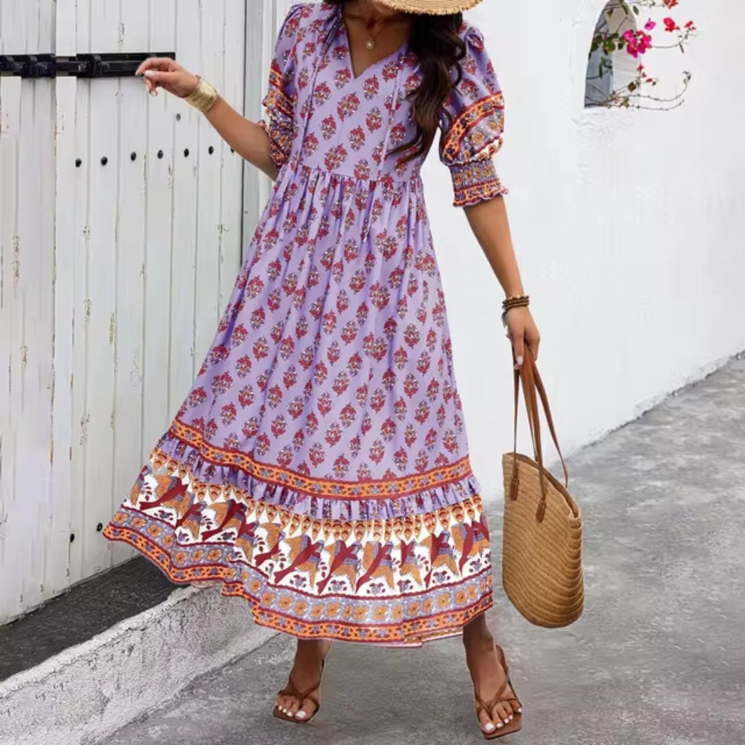 Aubre | Sunset Breeze Elegant Dress