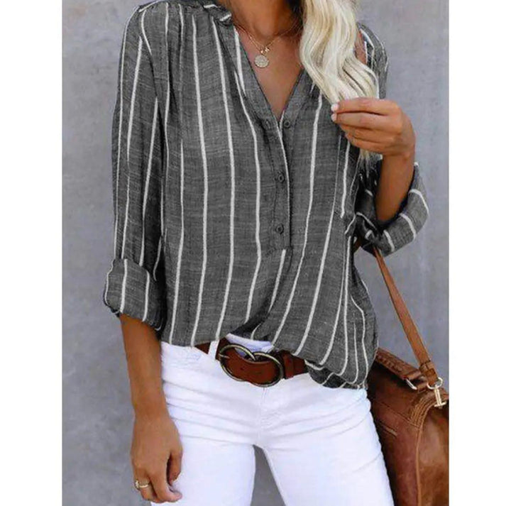 Elarama | Striped Casual Top