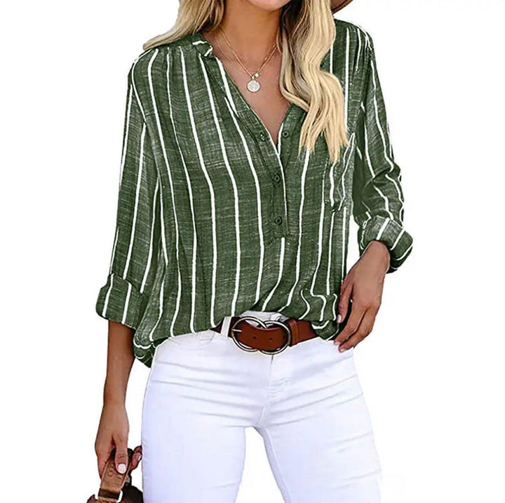 Elarama | Striped Casual Top