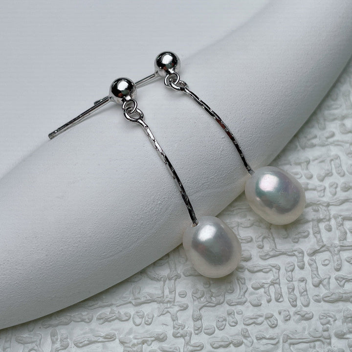 FRENCH FRESHWATER PEARL EARRINGS | ELEGANT PEARL JEWELRY