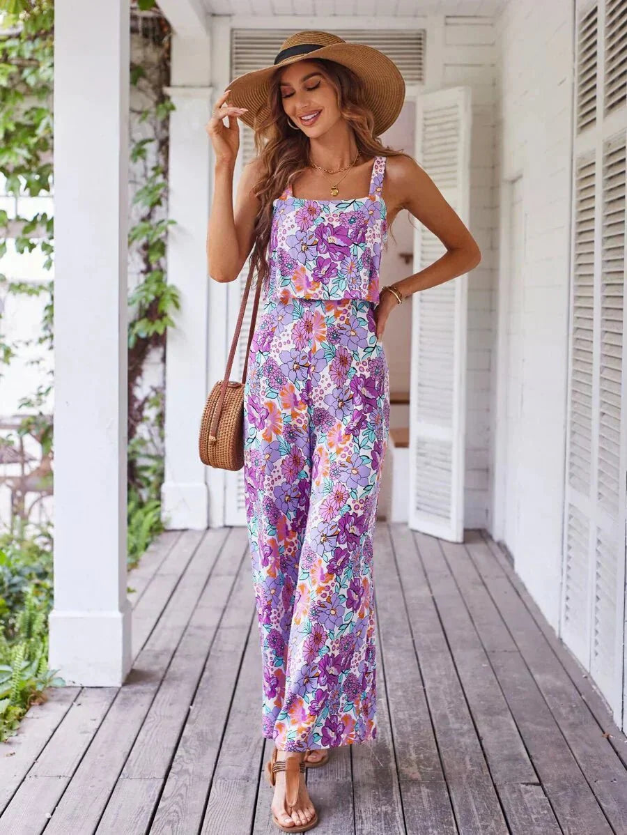 Nympha | Floral Wide-leg Jumpsuit