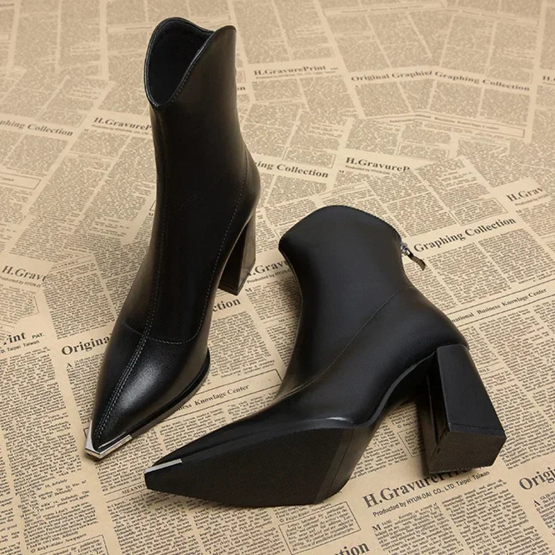 Chelsea™ | Comfortable Leather Heels