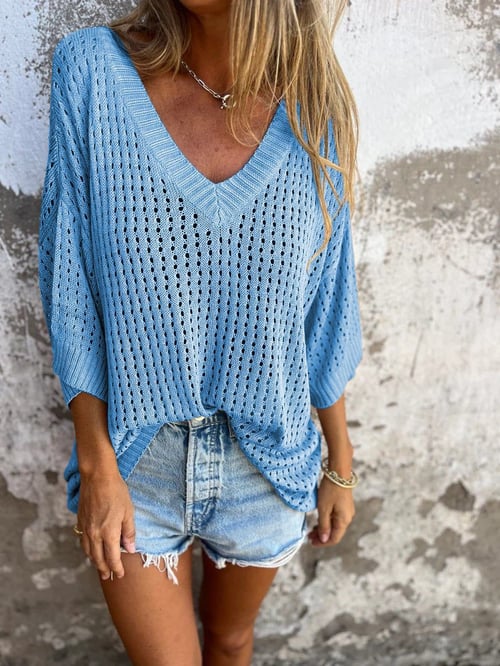 Tinoa | Seaside Elegance Casual Top