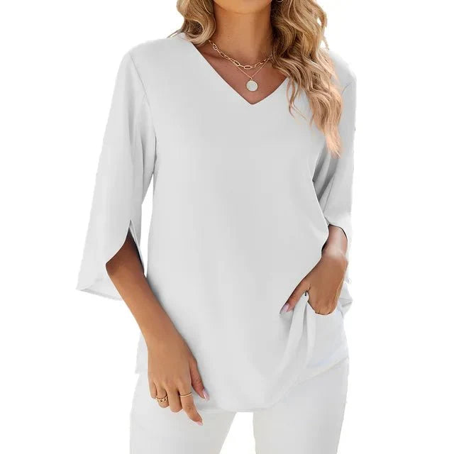 Zara - Timeless V-neck Top