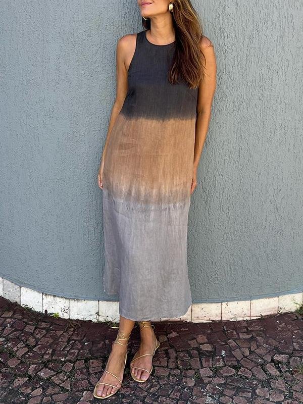 Selia | Driftwood Gradient Dress