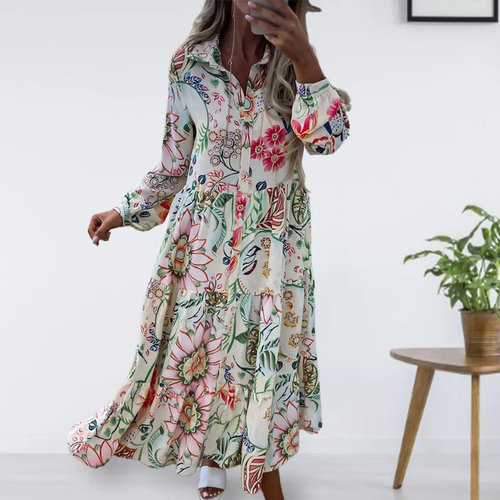 Camillan | Elegant Floral Wrap Dress